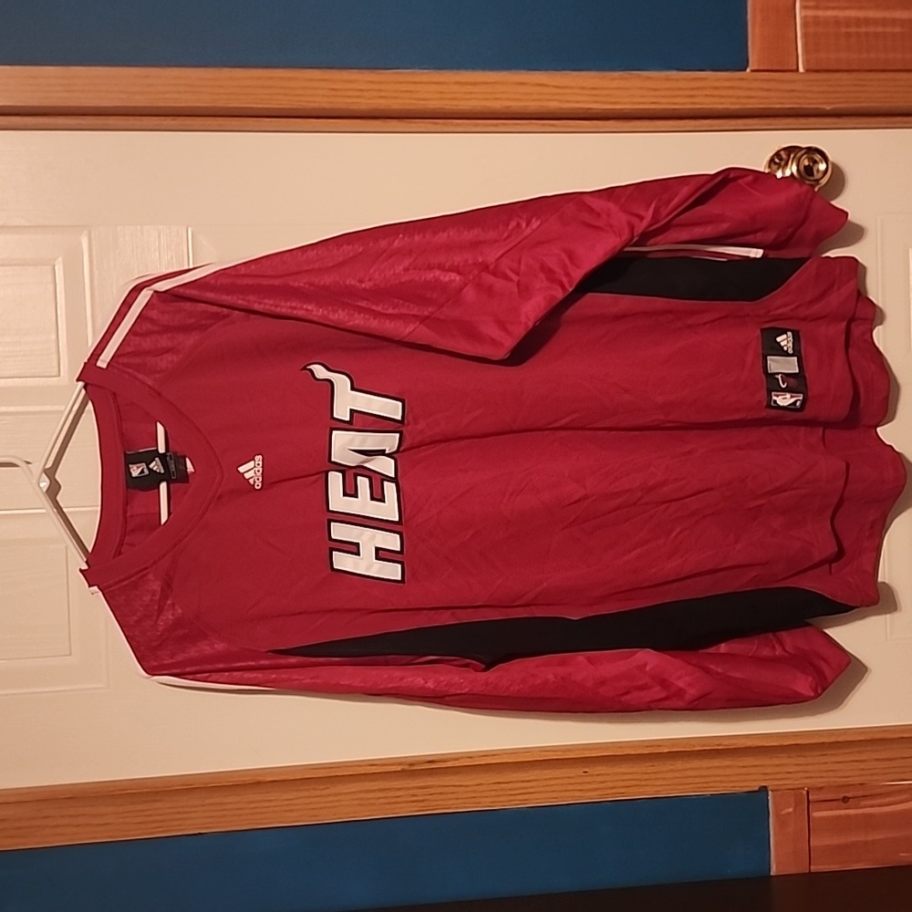 Miami Heat warm up long sleeve shirt